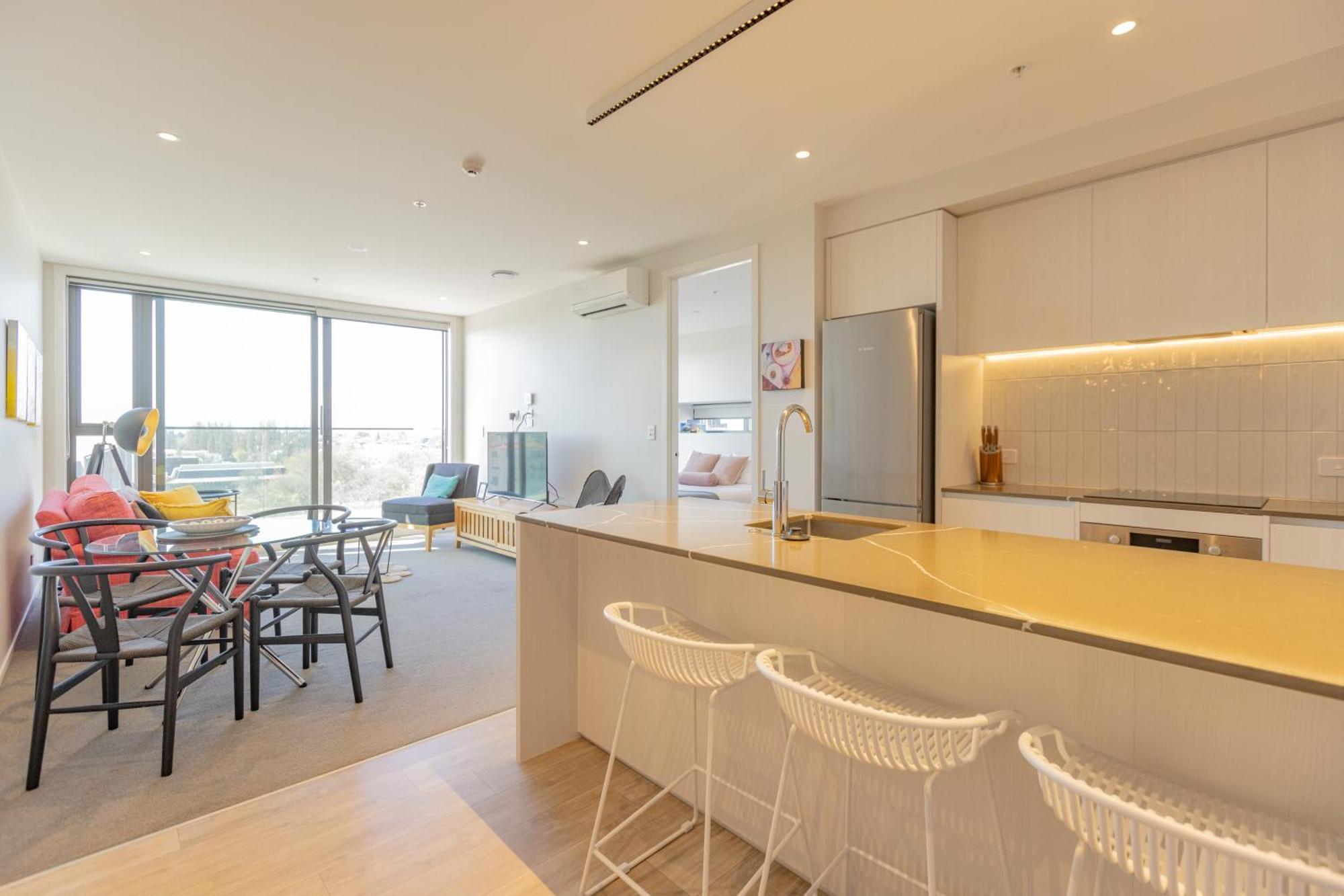 Luxury 2 Bedroom Cbd Apartment With Free Parking Christchurch Exterior photo